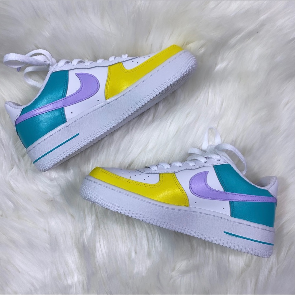 Nike Air Force 1s Retro Custom Sneakers - Picture 7 of 11